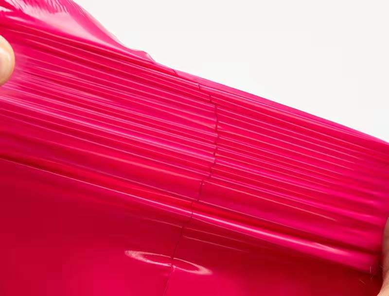 北流玫红色快递袋-05